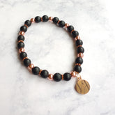 Rose-Gold-Matte-Onyx-Beaded-Stretch-Bracelet